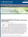 IEEE Transactions on Dependable and Secure Computing雜志封面
